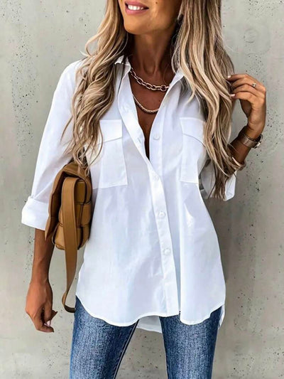 Crisp and Clean Bella's Classic White Shirt