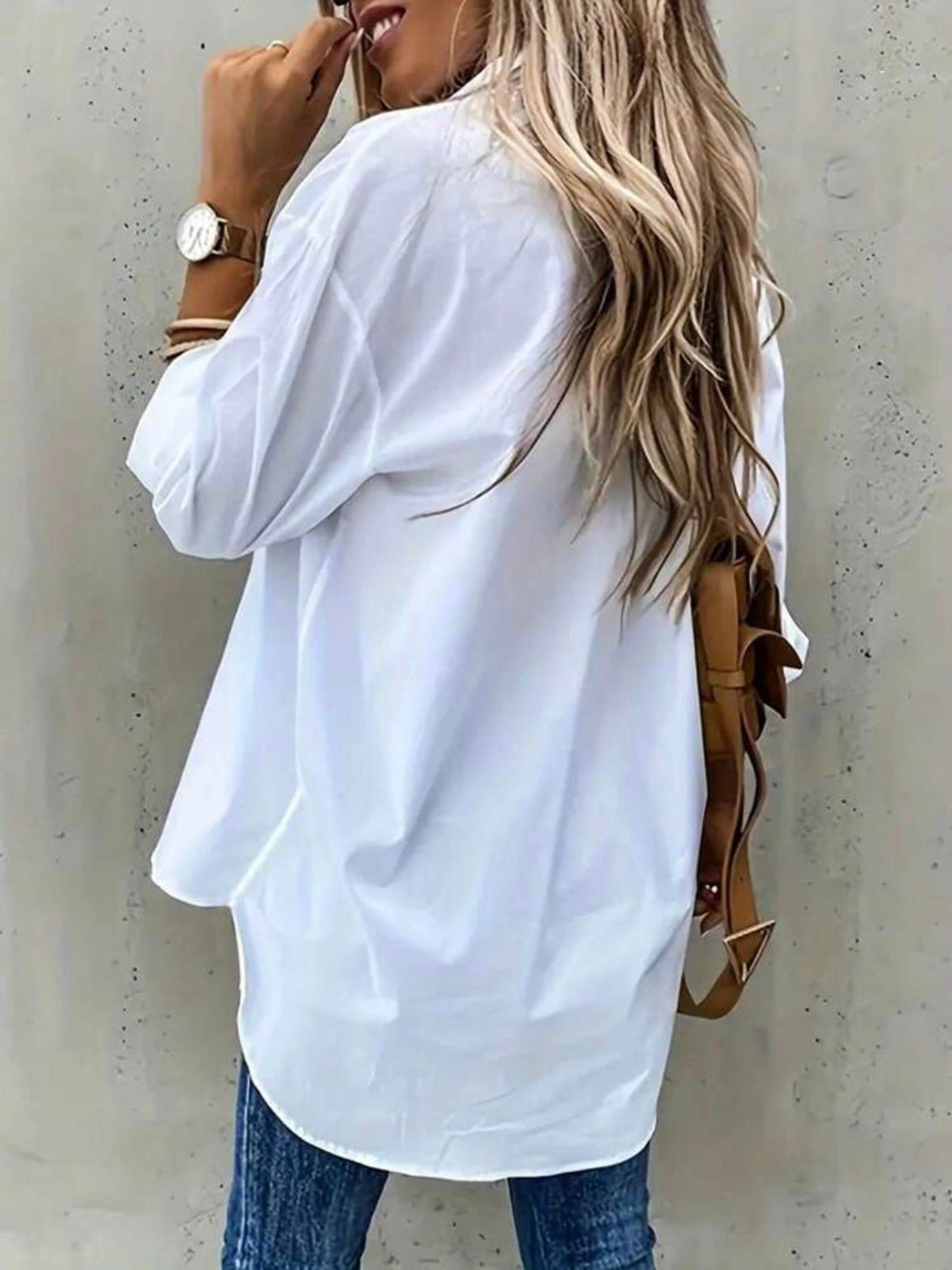 Crisp and Clean Bella's Classic White Shirt