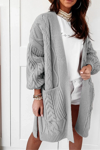 Hazel-Multifunctional Knitted Cardigan for Your Wardrobe