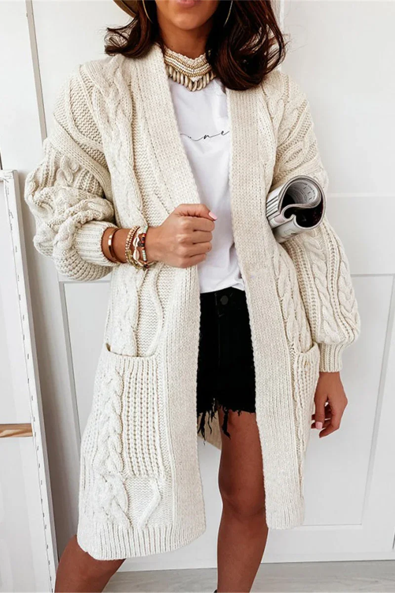 Hazel-Multifunctional Knitted Cardigan for Your Wardrobe