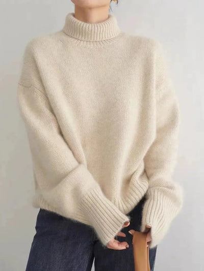 Nelleke - Sweater with a Comfortable Stand-up Collar